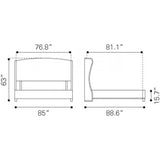 ENLIGHTENMENT KING BED BEIGE
